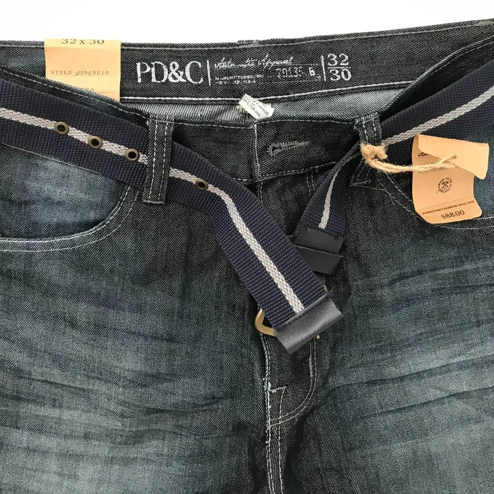 NWT PD&C, Men Jeans, W32xL30, Ezra, Fit Slim Straight, Authentic Apparel NY - Picture 4 of 8